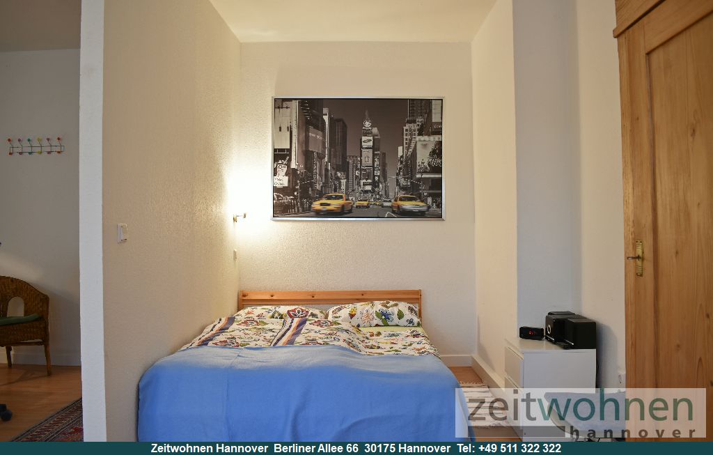 Kleefeld, Kantplatz, Eilenriede, 1 Zimmer Wohnung mit Balkon, Internet, Parkplatz - Foto 4