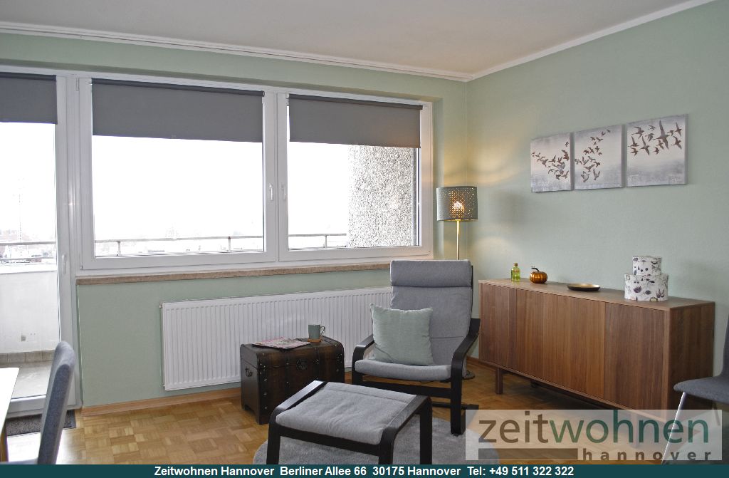 Laatzen, schöne Möblierung, 1 Zimmer Wohnung mit Balkon, 15 Min. zum Hbf - Foto 2