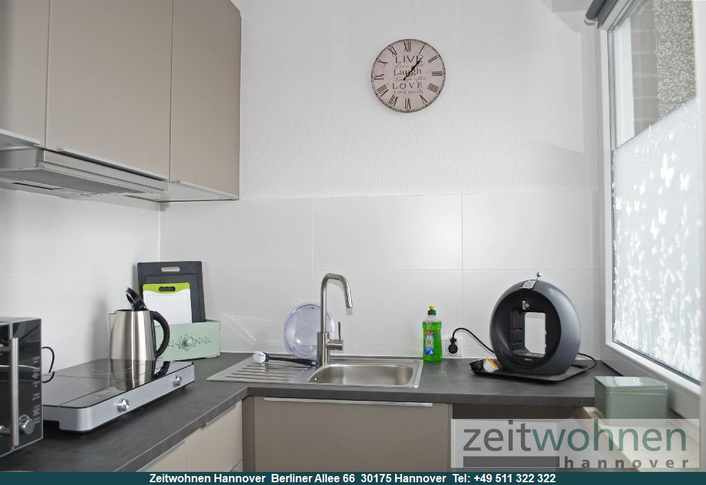 Laatzen, schöne Möblierung, 1 Zimmer Wohnung mit Balkon, 15 Min. zum Hbf - Foto 5