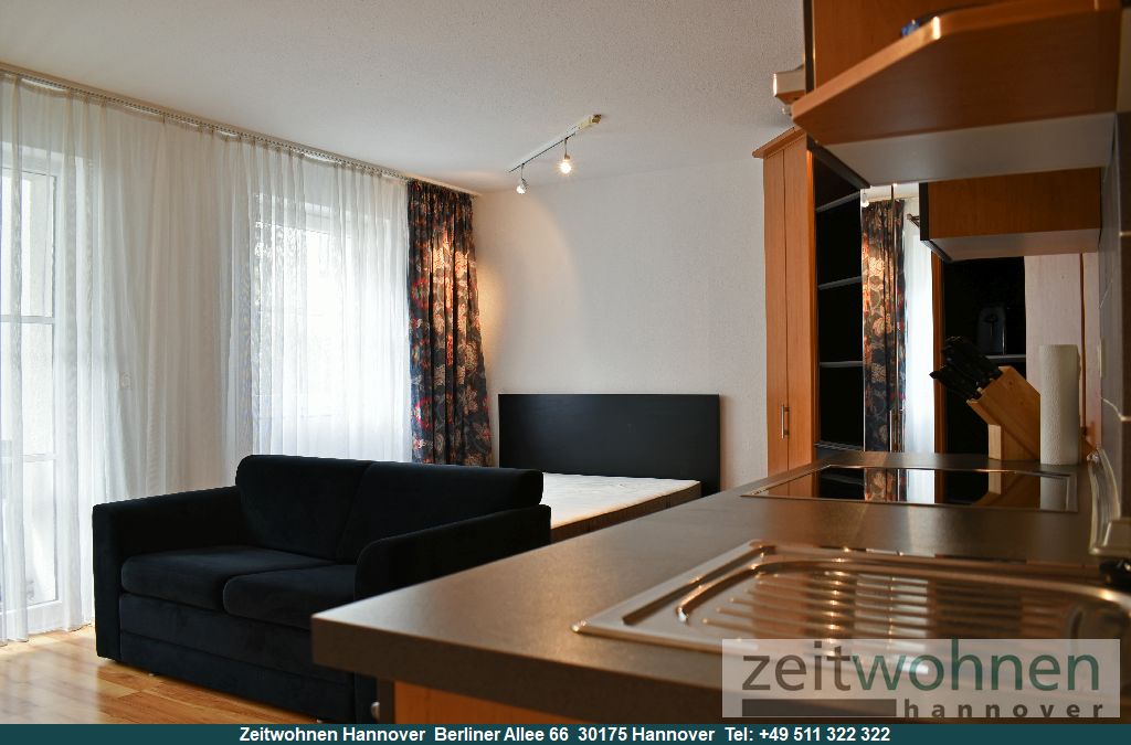 Bothfeld - Buchholz, Nähe HDI, 1 Zimmer Apartment mit Terrasse und Garage - Foto 1