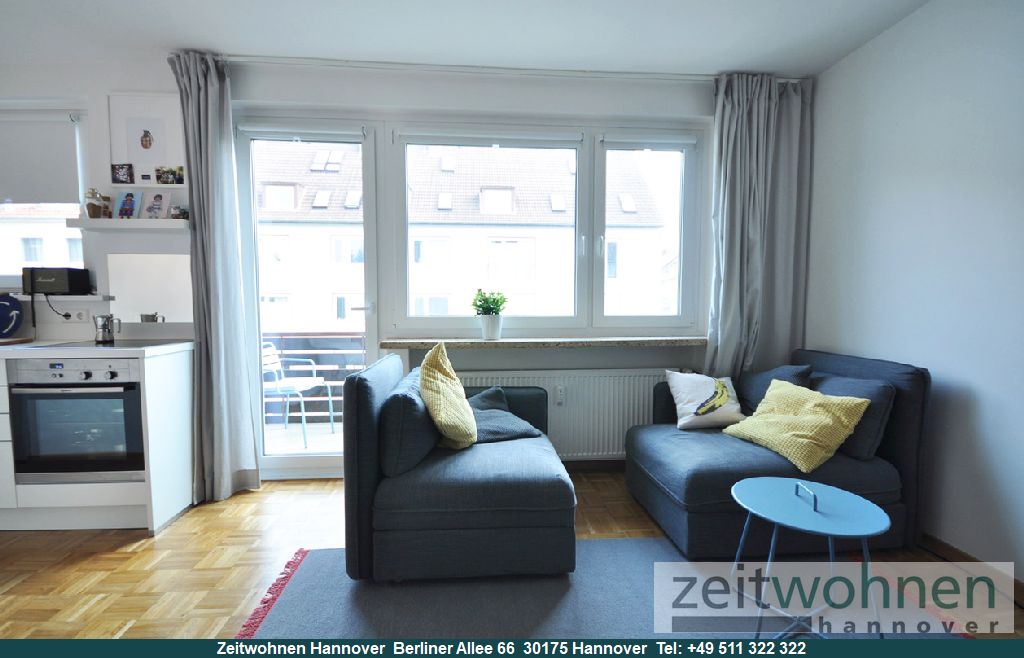 Maschsee, Südstadt, schick, zentral, schön, 1 Zimmer Apartment mit Balkon - Foto 3