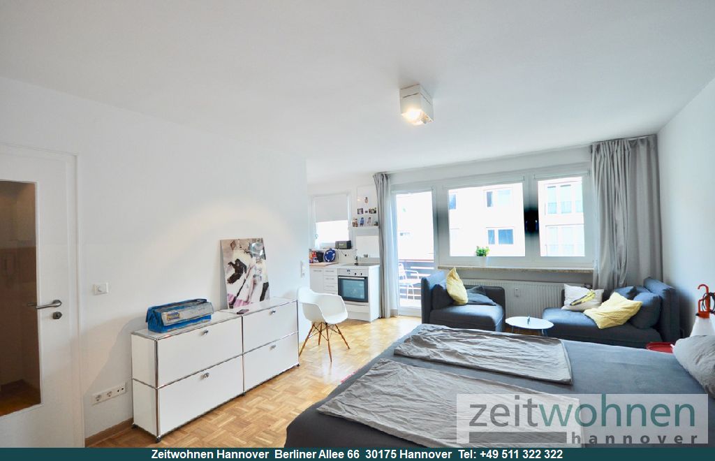 Maschsee, Südstadt, schick, zentral, schön, 1 Zimmer Apartment mit Balkon - Foto 2