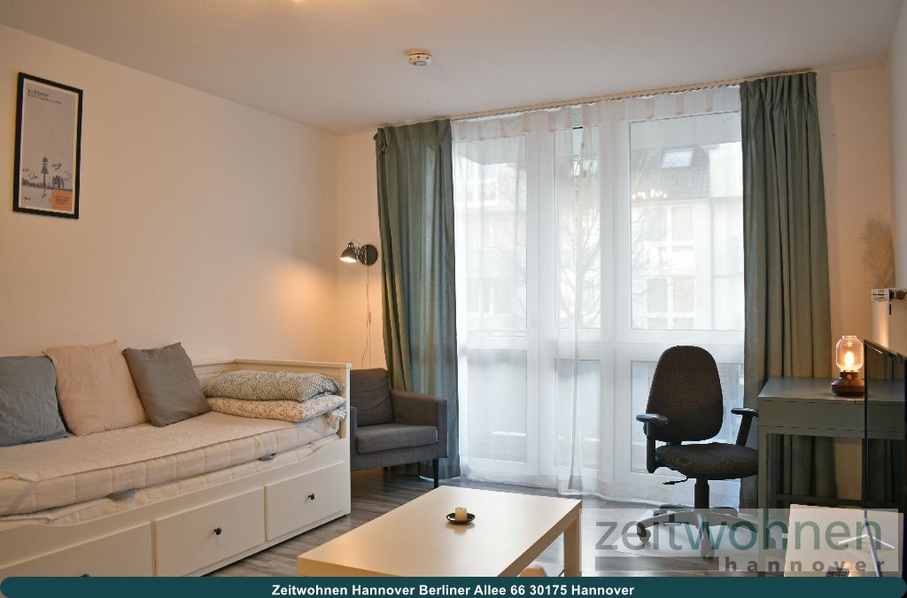 Wohnen und Balkon